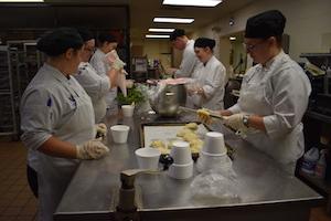 chefs in kitchen